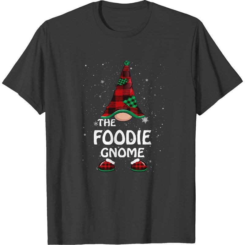 Gnome Family Foodie Gnome Matching Family Christmas Pajama T-shirts — T-shirts pour hommes