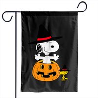 Snoopy Happy Halloween - Snoopy - Garden Flags — Drapeaux décoratifs