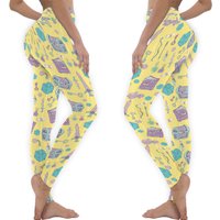 Dungeons And Dragons Leggings, Yellow Or Blue — Legging femme