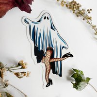 Ghost Pinup Sticker — Autocollants et stickers