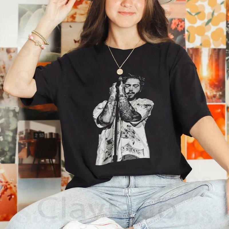 Post Malone Twelve Carat 2022 Tour Shirt, Post Malone Tee — T-shirts pour hommes
