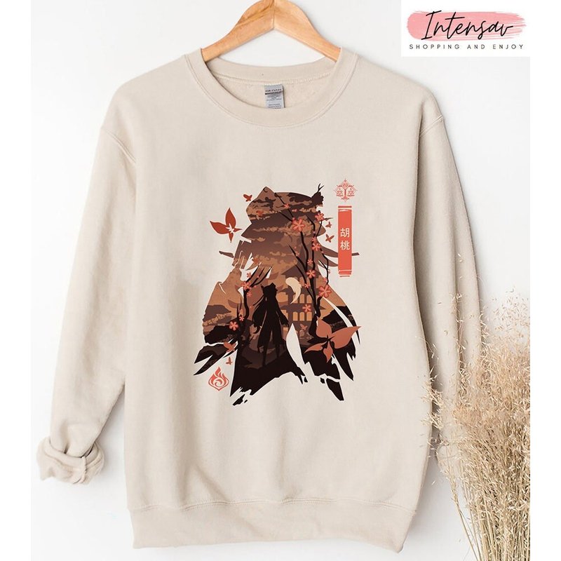 Hu Tao Genshin Impact Sweatshirt — Sweats à capuche pour hommes