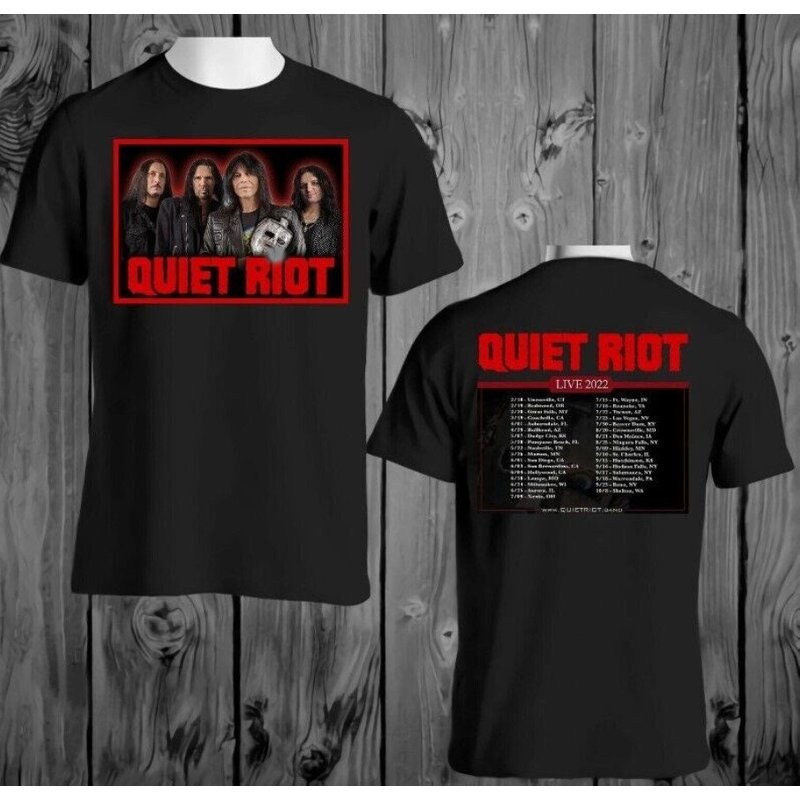 Quiet Riot 2022 Music Tour T-shirt, Quiet Riot Tee — T-shirts pour hommes