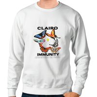 Clairo Merch Butterfly Sweatshirt, Clairo Imunity Graphic Logo Sweatshirt — Sweats à capuche pour hommes