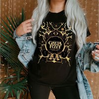 Greta Van Fleet Shirt, Greta Van Fleet Dreams In Gold Shirt — T-shirts pour hommes
