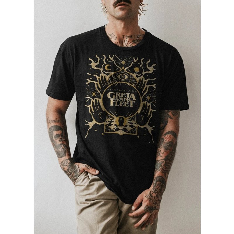 Greta Van Fleet Dreams In Gold Shirt — T-shirts pour hommes