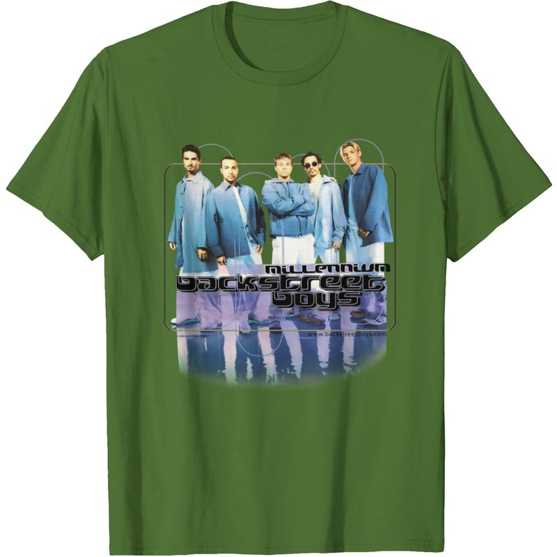 Vintage 1999 Backstreet Boys Into The Millennium Graphic T-shirt — T-shirts pour hommes