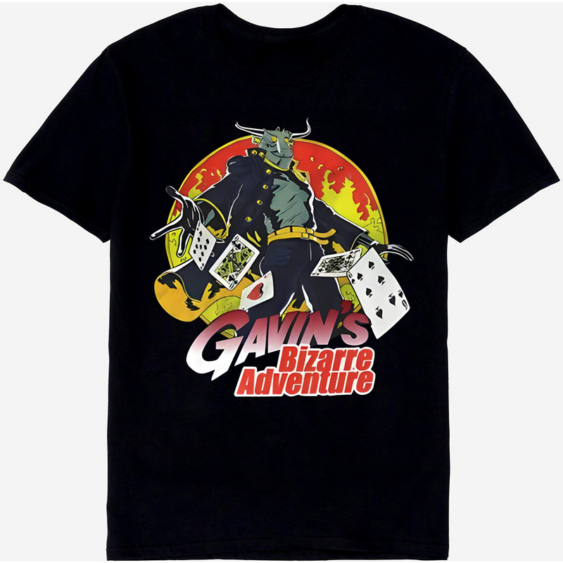 Gavins Bizarre Adventure Shirt — Mens T Shirts