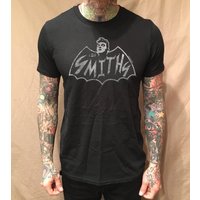Los Smiths Bat On Black Tee — Mens T Shirts