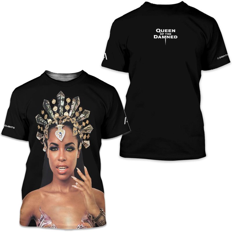 Queen Of The Damned Aaliyah Short Sleeve T-shirt