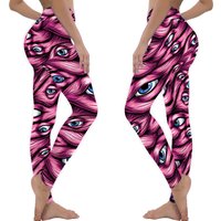 Halloween Leggings, Scary Eyes Leggings