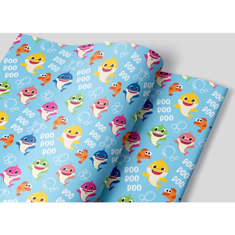 Baby Shark Wrapping Paper — Gift Wrap & Party Supplies