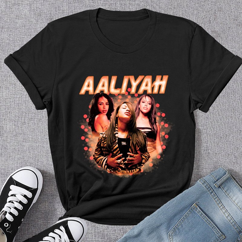 Aaliyah T-shirt,aaliyah Vintage Shirt — T-shirts pour hommes