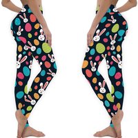 Bunny Leggings, Easter Leggings — Womens Leggings