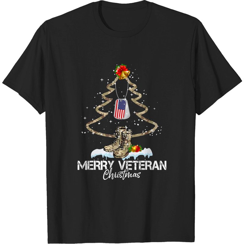 Veteran Christmas T-shirt — T-shirts pour hommes