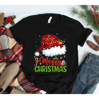 Santa Christmas Hat Shirt — T-shirts pour hommes