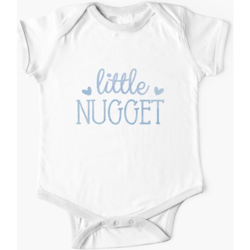 Little Nugget - Blue Onesie — Bodys bébé