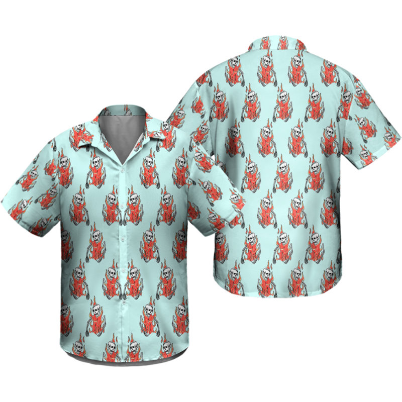 Bad Bunny Hawaiian Shirt, Un Verano Sin Ti Summer Hawaiian Shirt — Chemises décontractées pour hommes