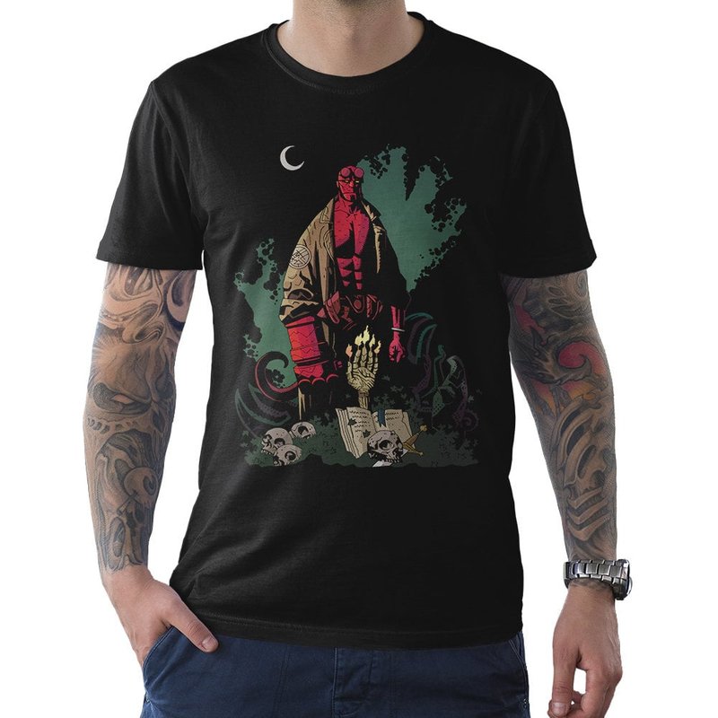Hellboy Comics T-shirt, Men's Women's All Sizes — T-shirts pour hommes