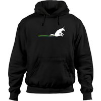 Unicorn Rainbow Streak Hoodies, Funny Butt Itchy Wiping Stripe Horse T Shirt — Sweats à capuche pour hommes