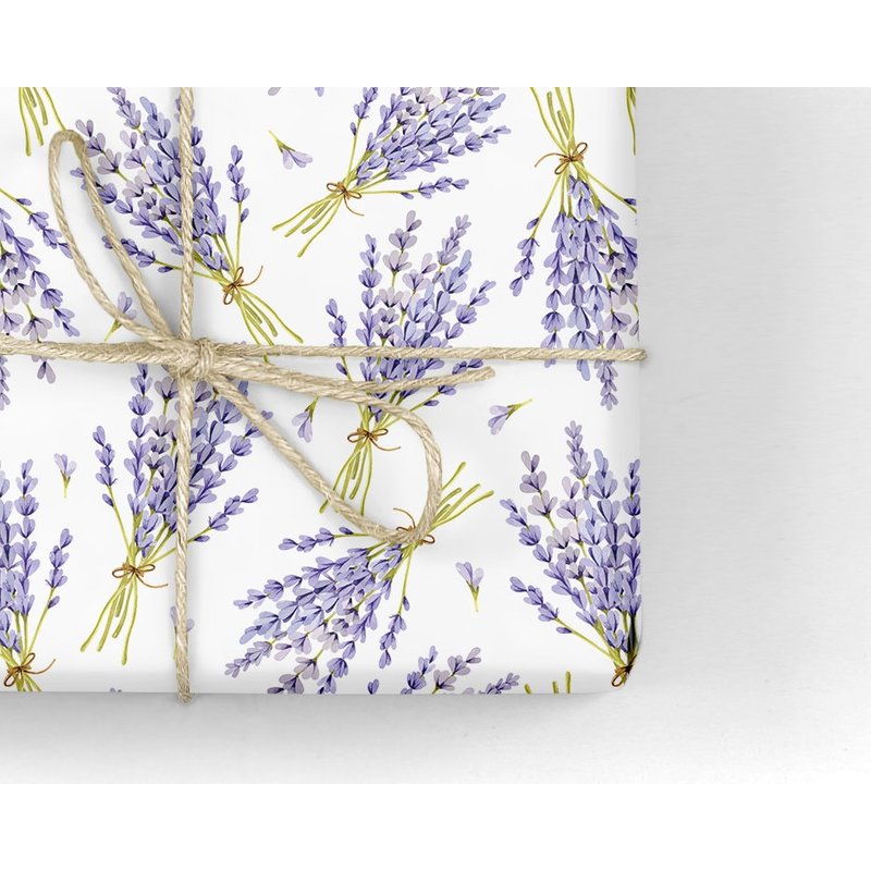 Lavender Wrapping Paper — Papier cadeau et fêtes