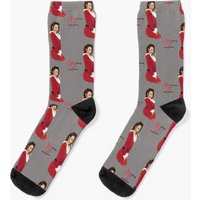Mans Mariah Carey Merry Christmas Socks
