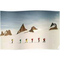 North Face Antarctic Expedition Vector Premium Matte Vertical Poster — Posters & Prints