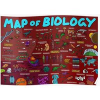 Map Of Biology Premium Matte Vertical Poster — Affiches et impressions