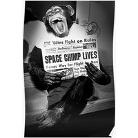 Ham, The Space Chimp, Lives! Premium Matte Vertical Poster
