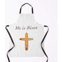 He Is Risen, Shirley's Bread Apron (community) Kitchen Apron