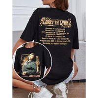 Vintage Loretta Lynn Shirt, Rip Loretta Lynn Double Sided Tshirt