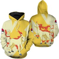 Ponyta 3d Hoodie — Sweats à capuche pour hommes