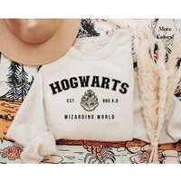 Magical Wizard Castle Sweatshirt, Cute Comfy Wizard Book Lover Pullover Sweatshirt — Mens Hoodies