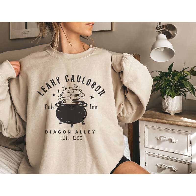 Leaky Cauldron, Hp Sweatshirt, Wizard House, Magical Sweatshirt