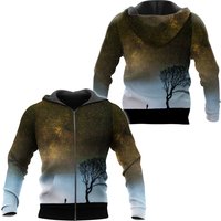Space Zip-up Nature Hoodie — Mens Hoodies