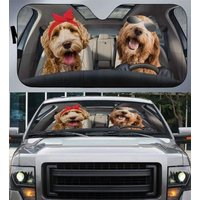 Labradoodle Car Sun Shade, Car Sun Shade