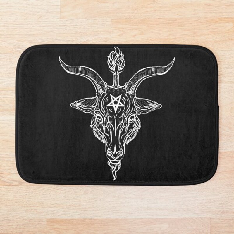 Baphomet Bath Mat — Tapis