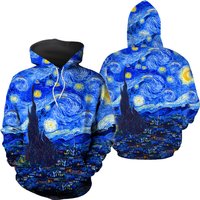 The Starry Night Unisex Hoodie 3d — Sweats à capuche pour hommes
