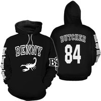 Benny The Butcher Scorpion 3d Hoodie