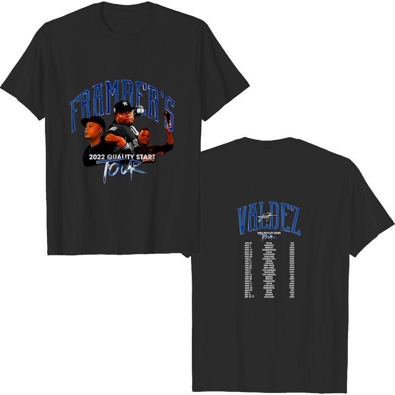 The Framber Valdez 2022 Quality Start Tour Shirt — T-shirts pour hommes