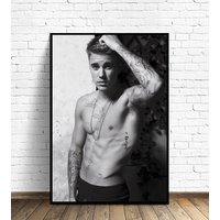 Justin Bieber Poster Wall Art, Home Docor