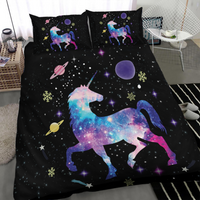 Galaxy Unicorn Bedding Set — Housses de couette