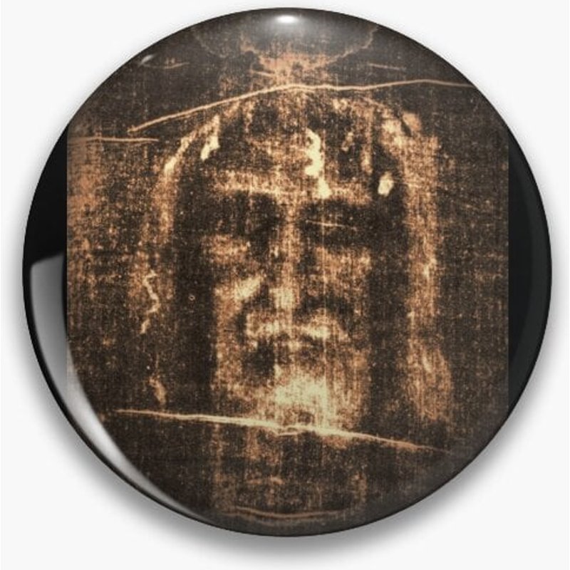 Jesus Shroud Of Turin Pin Button — Accessoires de mode