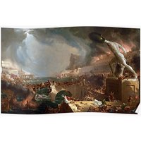 The Course Of Empire: Destruction By Thomas Cole (1836) Premium Matte Vertical Poster — Affiches et impressions