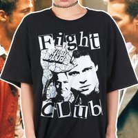 Fight Club Shirt Brad Pitt Edward Norton | Classic Movie — T-shirts pour hommes