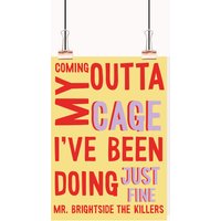 Mr Brightside | The Killers Poster