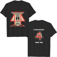 Vintage 80s Foreigner 44 Tour 1982 Screen Stars T Shirt — T-shirts pour hommes