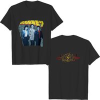 Vintage Journey Raised On Radio 1986 Blue Concert T Shirt — T-shirts pour hommes
