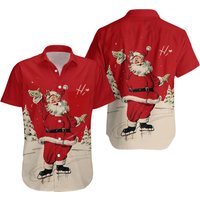 Christmas 3d Hd Xmas Pool Beach Camp Hawaiian Shirt