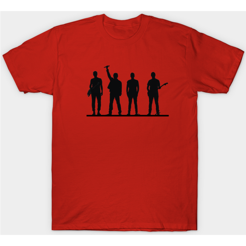 4 Lads - U2 Joshua Tree Silhouette - U2 - T-shirt — T-shirts pour hommes